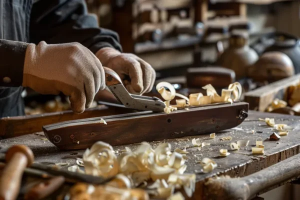 como limar la cuchide de un cepillo de mano